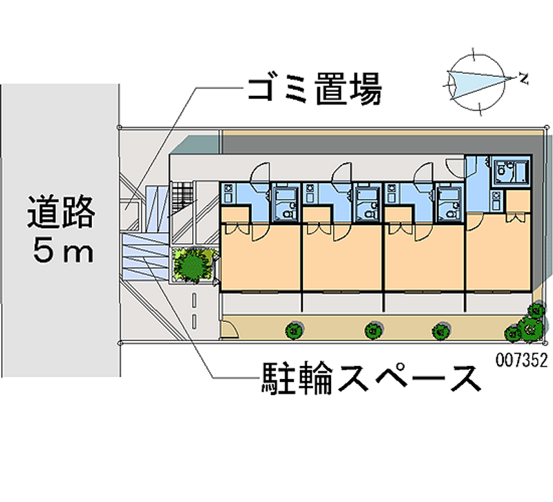 レオパレス太陽 区画図