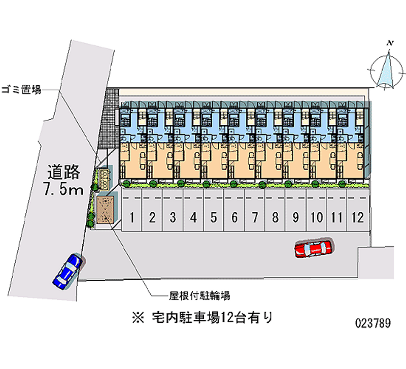 レオパレス欅 月極駐車場