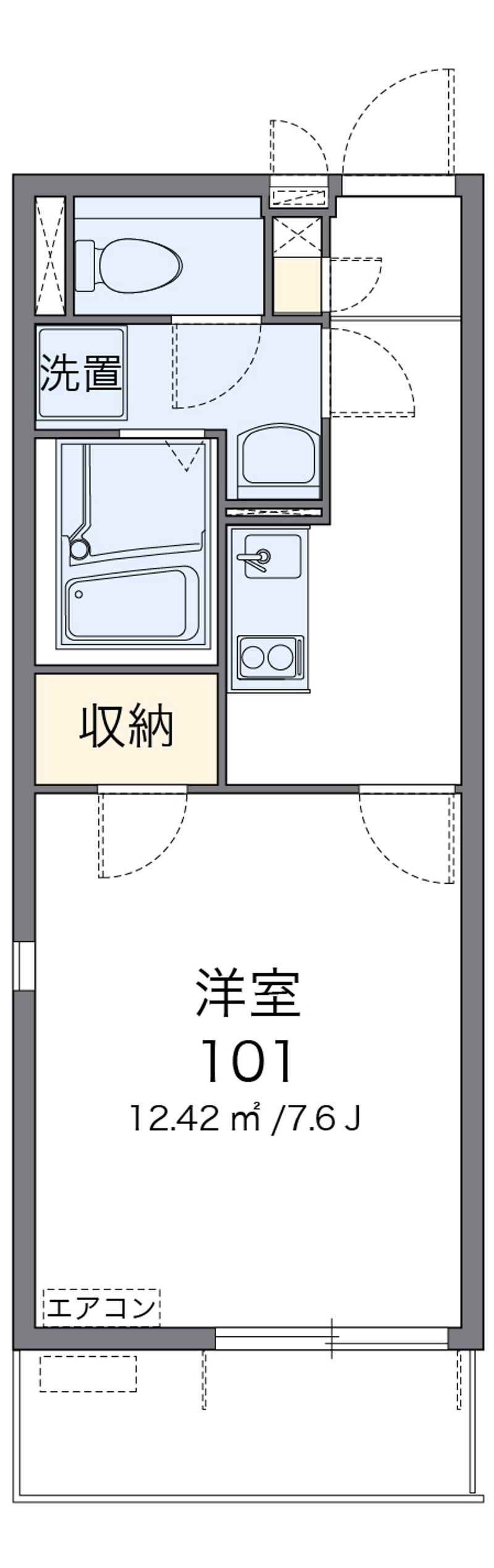 レオネクストハナミズキ 間取図