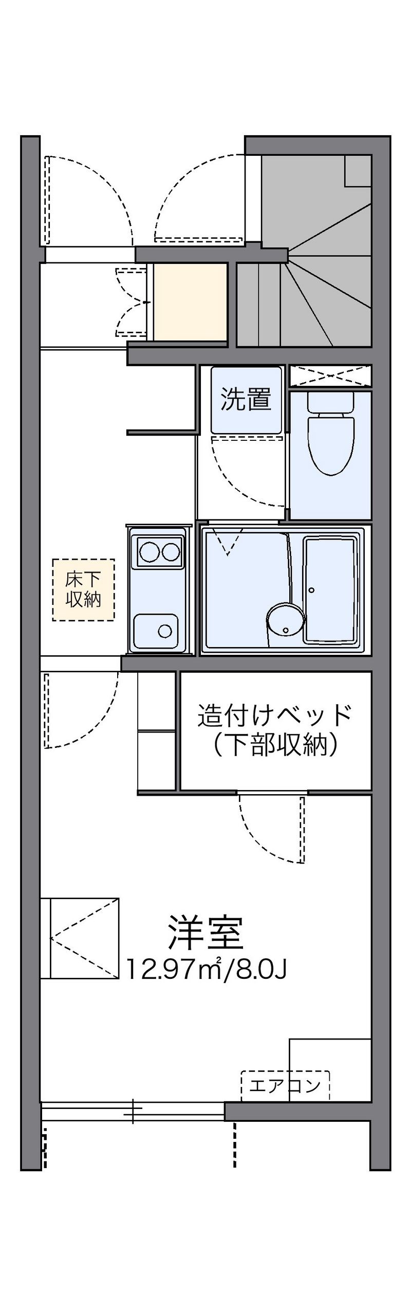レオネクストグレイスコート大石 間取図