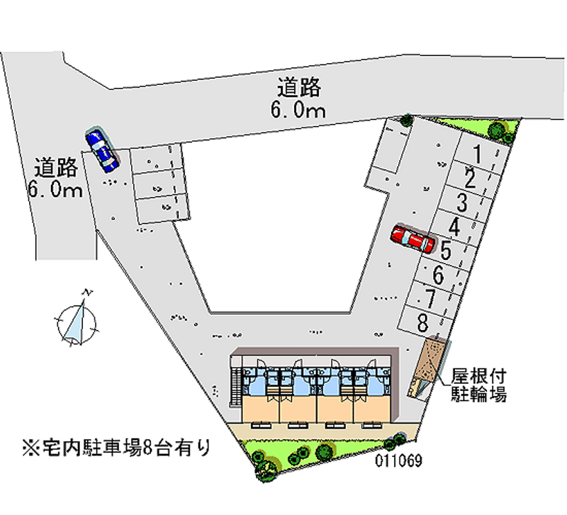 レオパレスセブン 月極駐車場