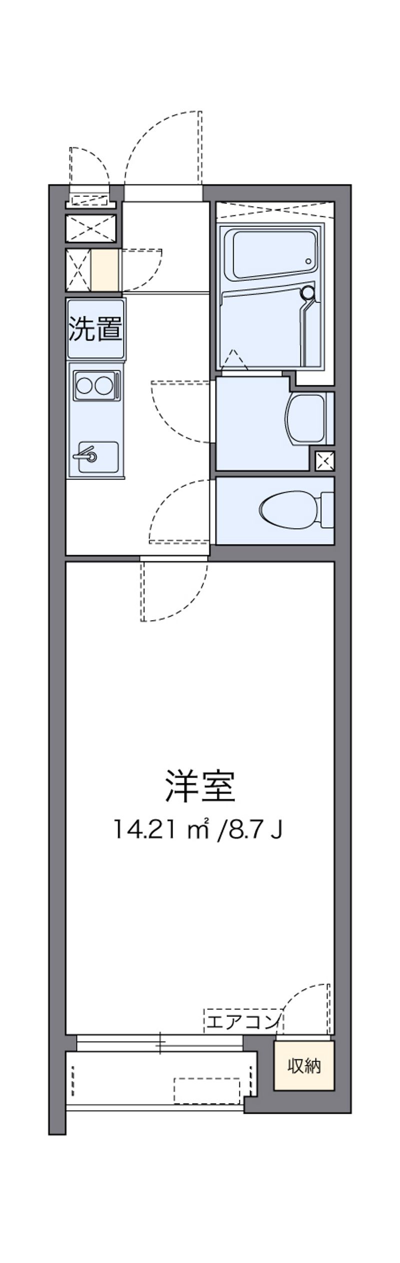 クレイノウィル大和 間取り
