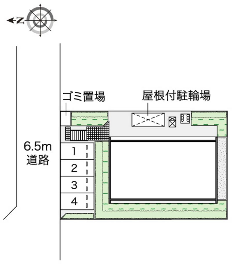 レオネクスト元植田Ｗｅｓｔ 配置図