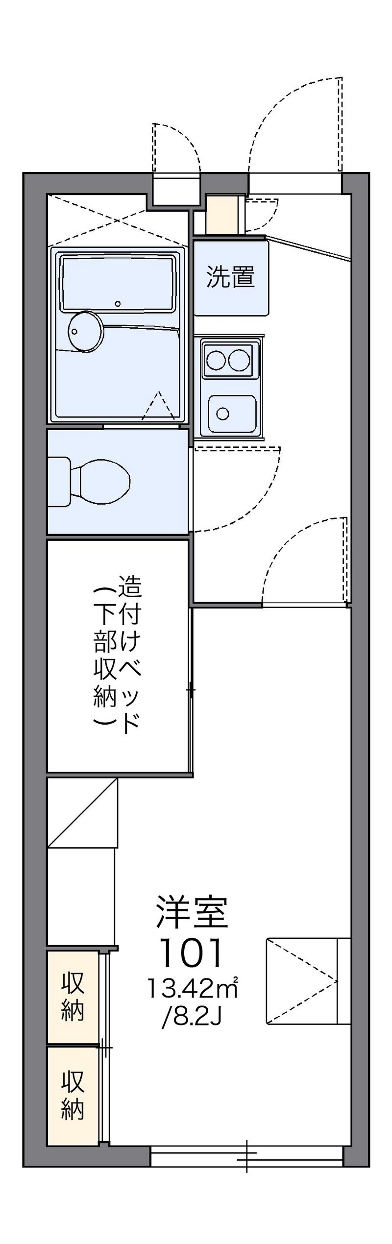 レオパレスＡＤＶＡＮＣＥ 間取図