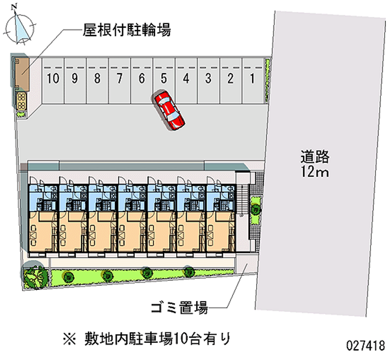 27418 Monthly parking lot