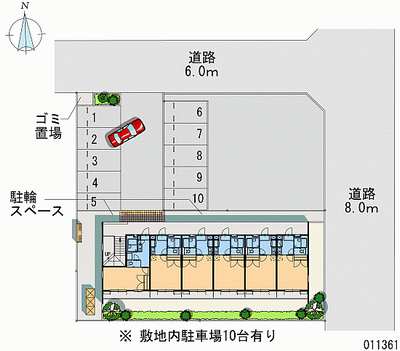 11361 Monthly parking lot