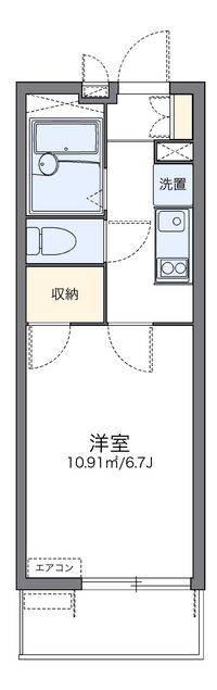 レオパレスルミエール 間取り図