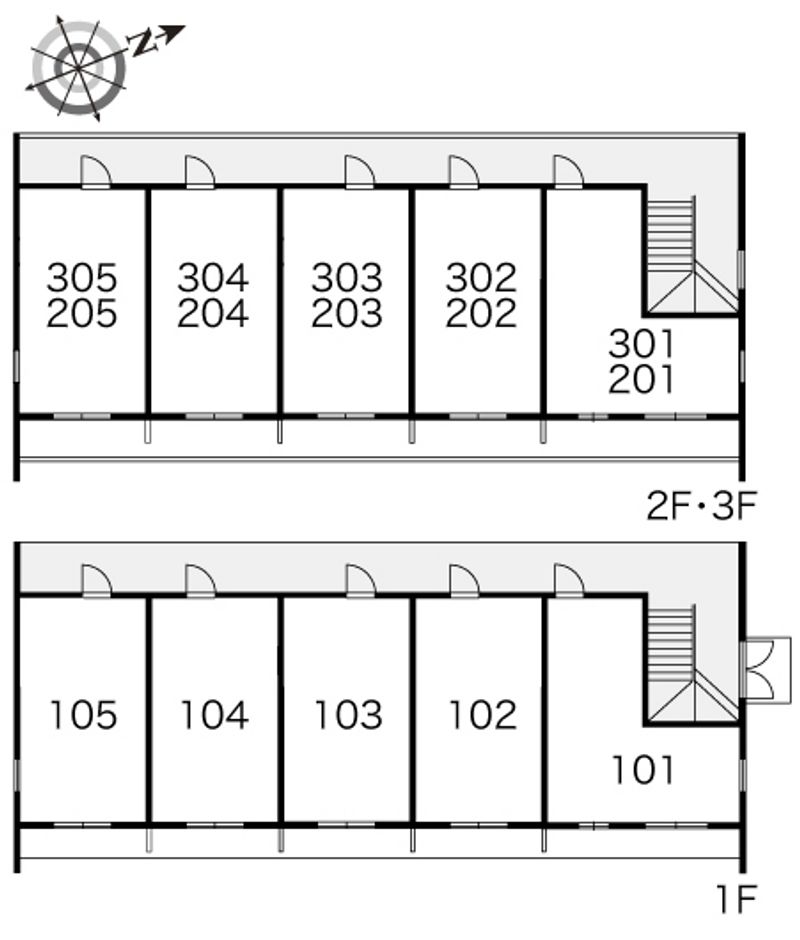 レオパレスＴ＆Ｋ 間取配置図