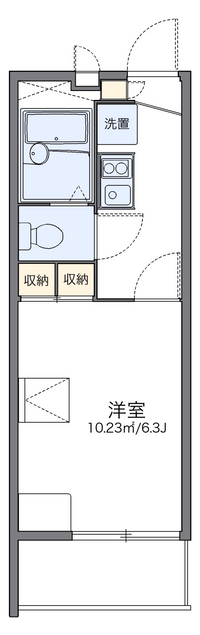 レオパレスグランデⅢ 間取り図