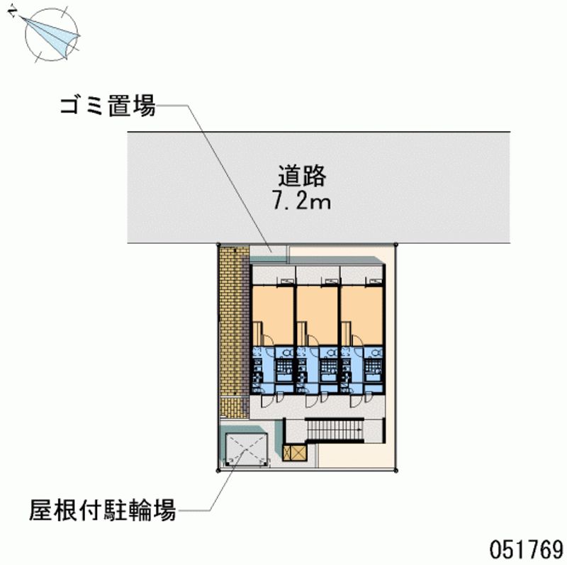 レオパレストリビュート　久米 区画図
