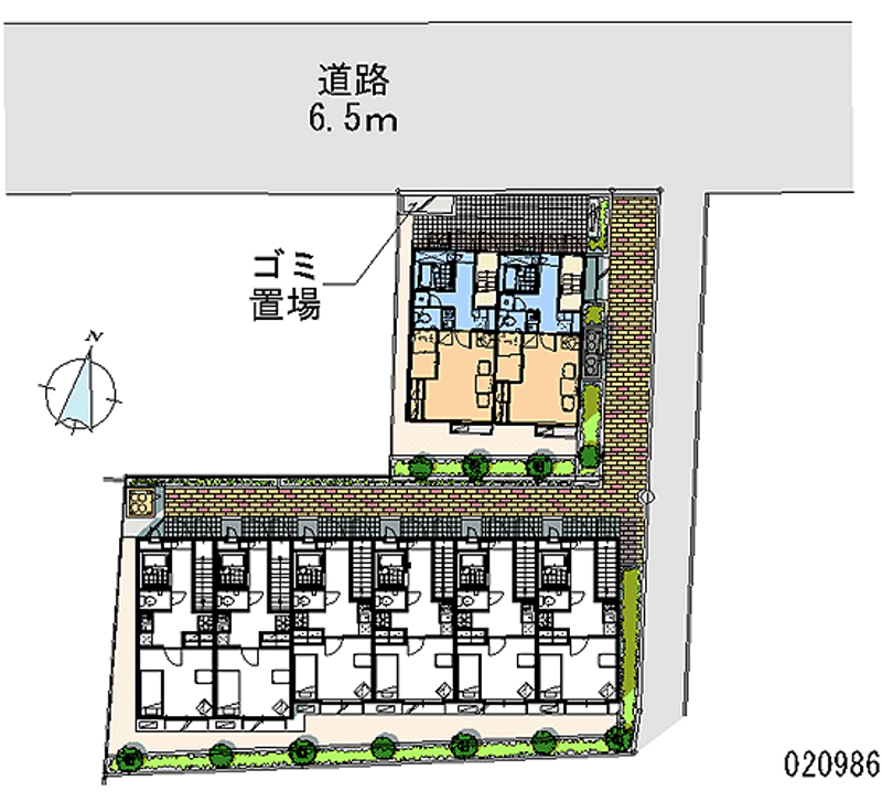 leopalace Aquarius Sơ đồ khu đất