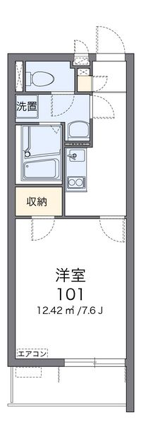 クレイノ芝富士ハイツ 間取り図