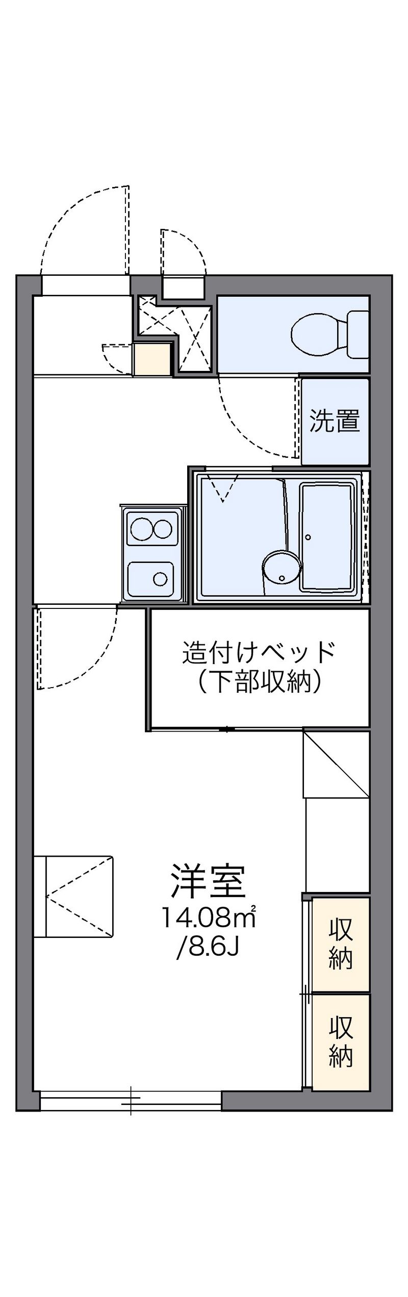 レオパレスエクセルパートⅥ 間取図