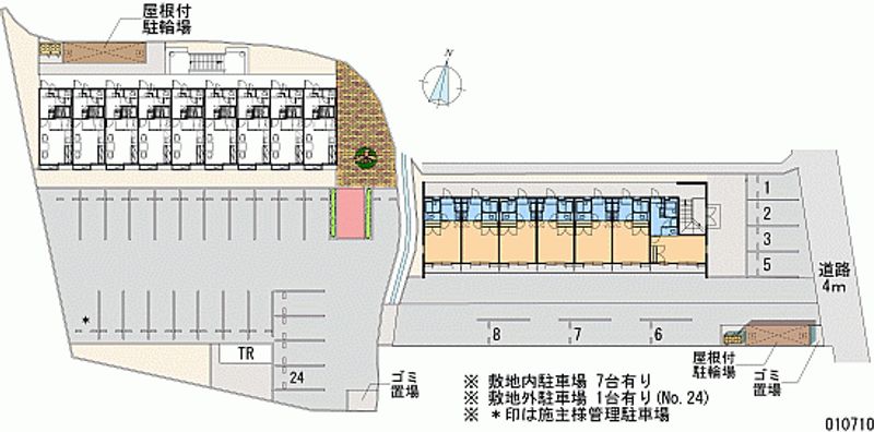 10710月租停車場