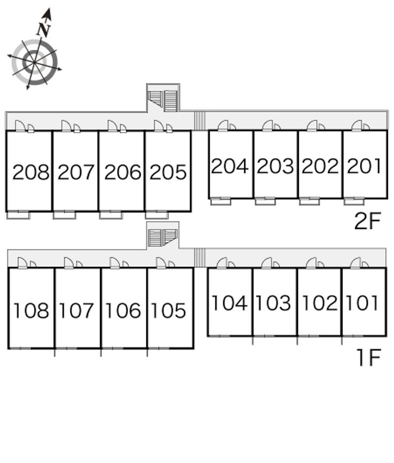 レオパレス悠友 間取り配置図