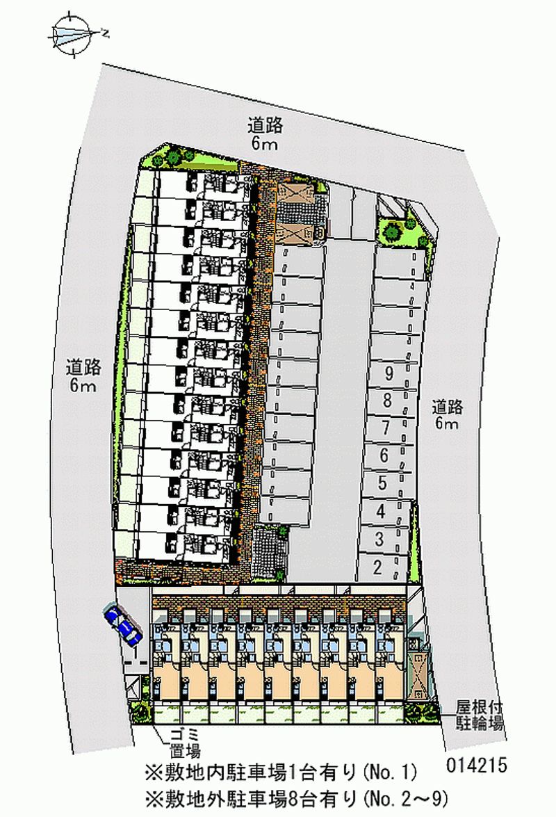 14215 Monthly parking lot