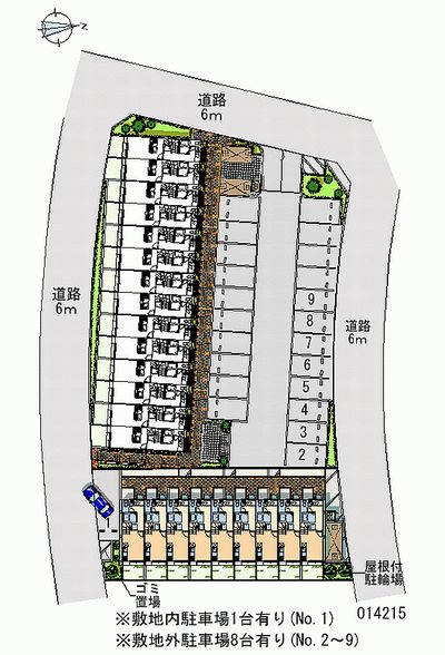 14215 Monthly parking lot