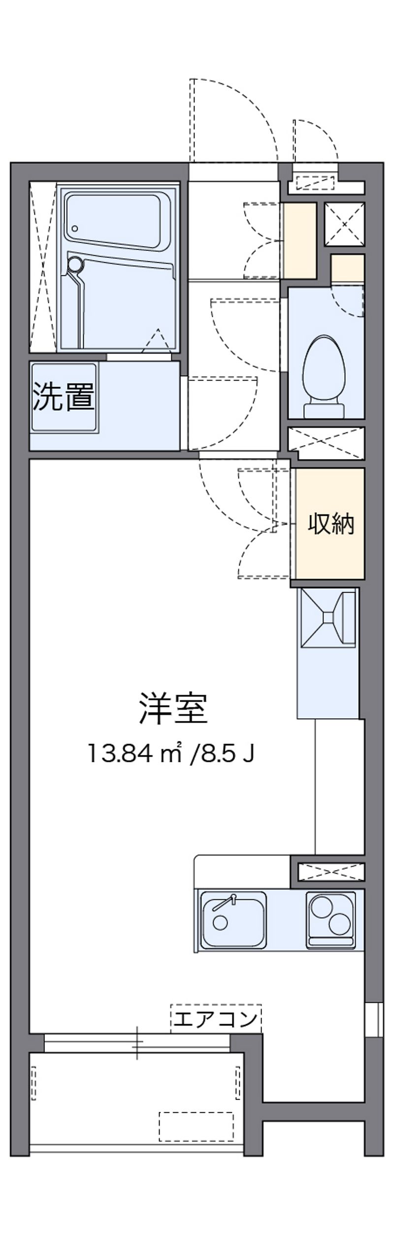 レオネクスト西山天王山 間取図