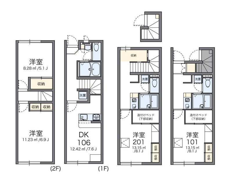 レオパレスドルフⅡ 間取図