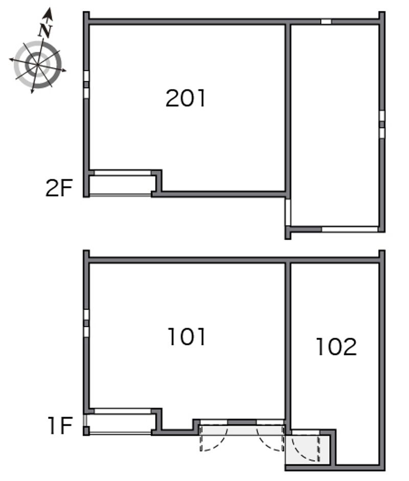クレイノコーポ新井 間取り配置図