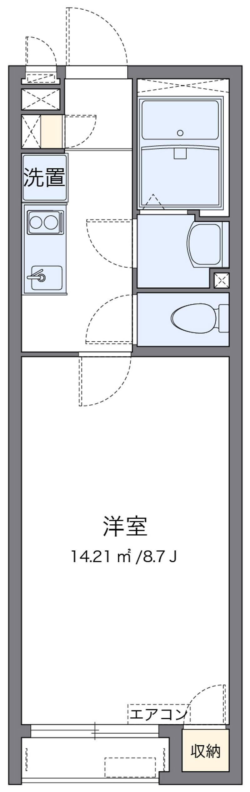 クレイノまつがおか 間取図