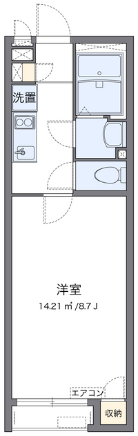 クレイノまつがおか 間取り図