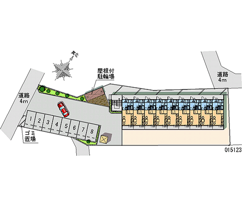 レオパレス長町南 区画図