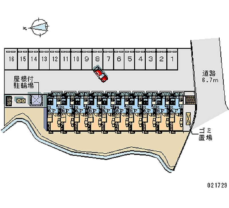 21729月租停車場