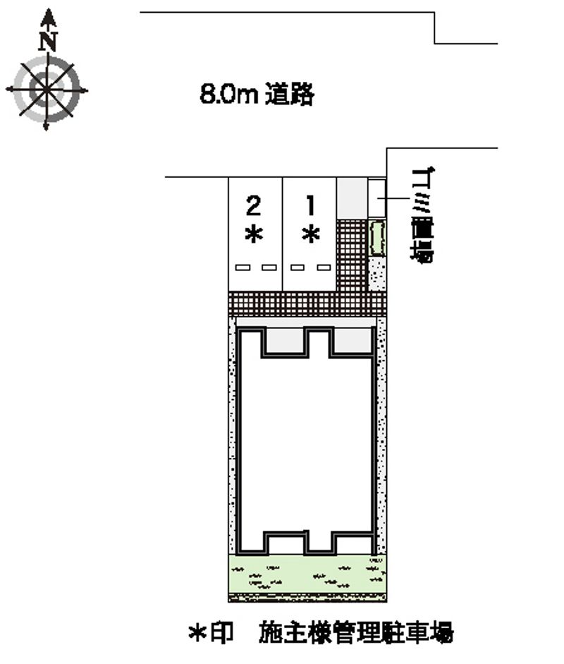 レオネクストグレイス中長尾 配置図
