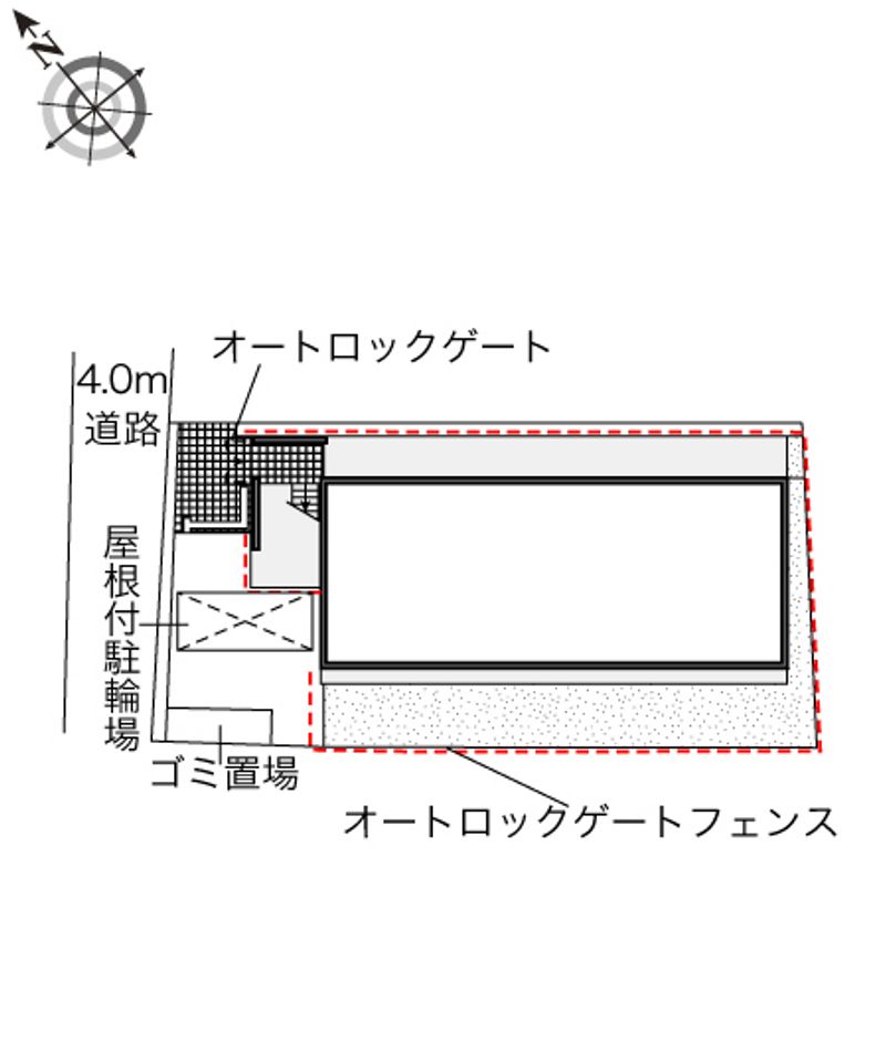 レオパレススペーシア　東池袋 配置図