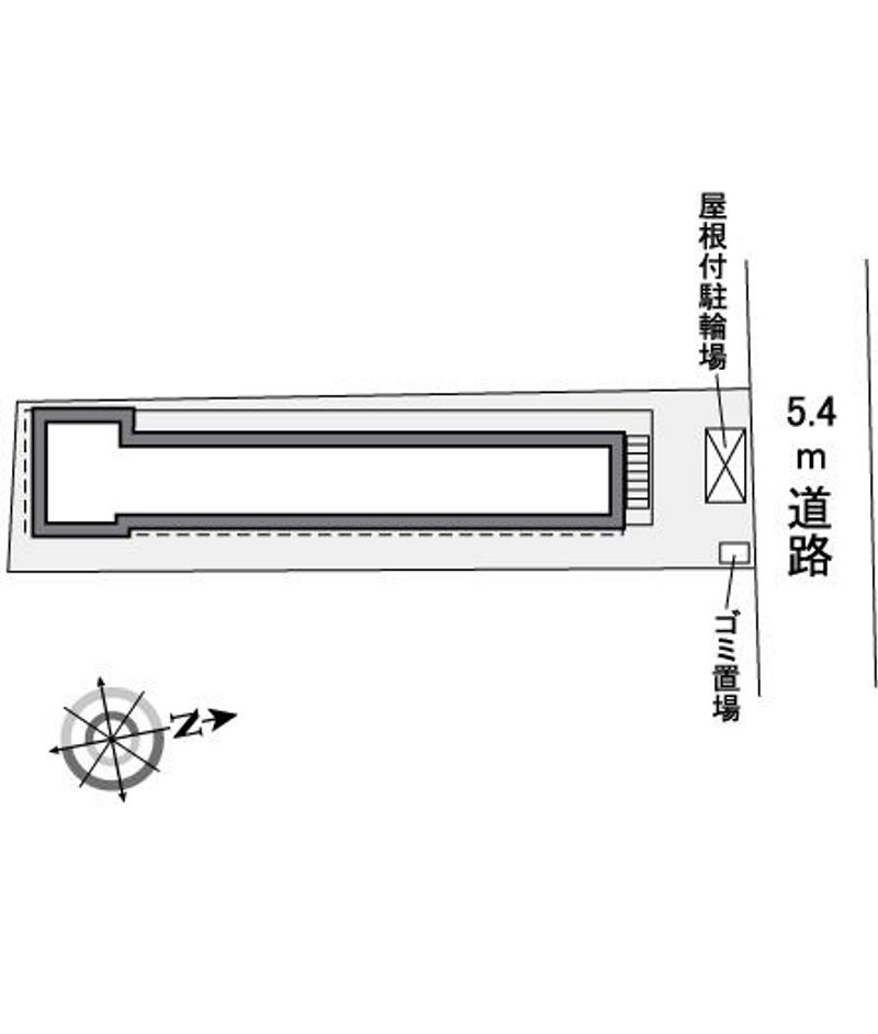 レオパレスＭＯＭＯＹＡＭＡ 配置図