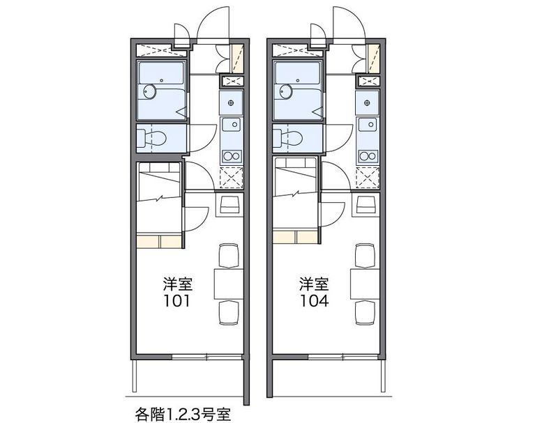 レオパレスセントラルアイ 間取図