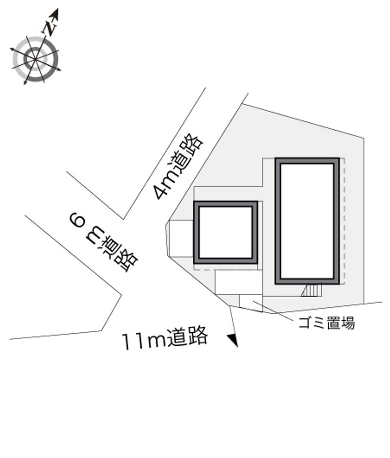レオパレスデ・ルシア 配置図