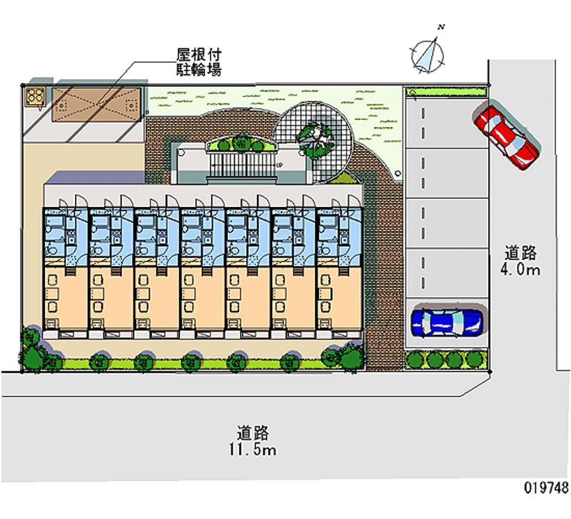 レオパレス３４ＫＵＢＯＴＡ 月極駐車場