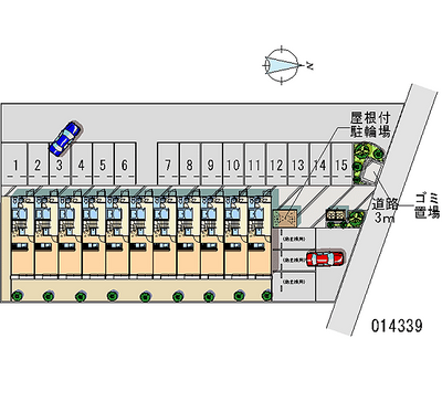 14339 Monthly parking lot