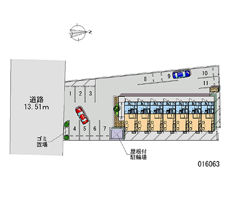 16063 Monthly parking lot