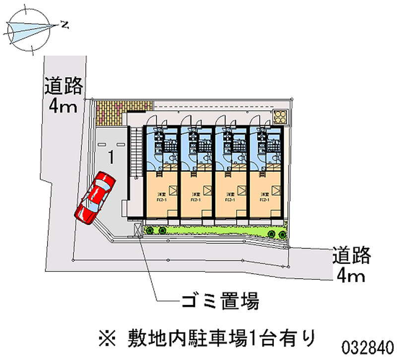 レオパレス小曽根 月極駐車場