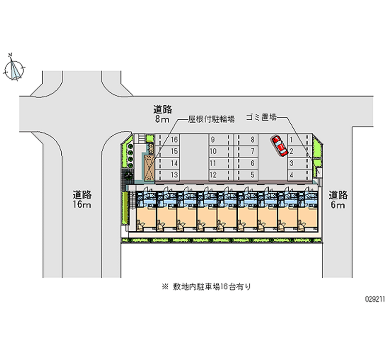 レオパレスＥｓｐｅｒａｎｚａⅢ 月極駐車場