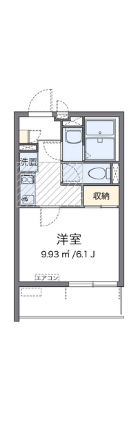 クレイノ久里浜ＫＥＩ 間取り図