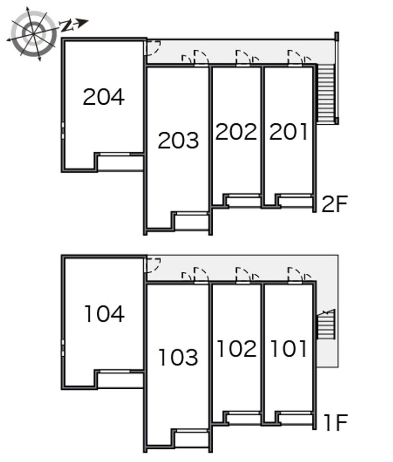 クレイノＦＥＲＩＯ 間取配置図