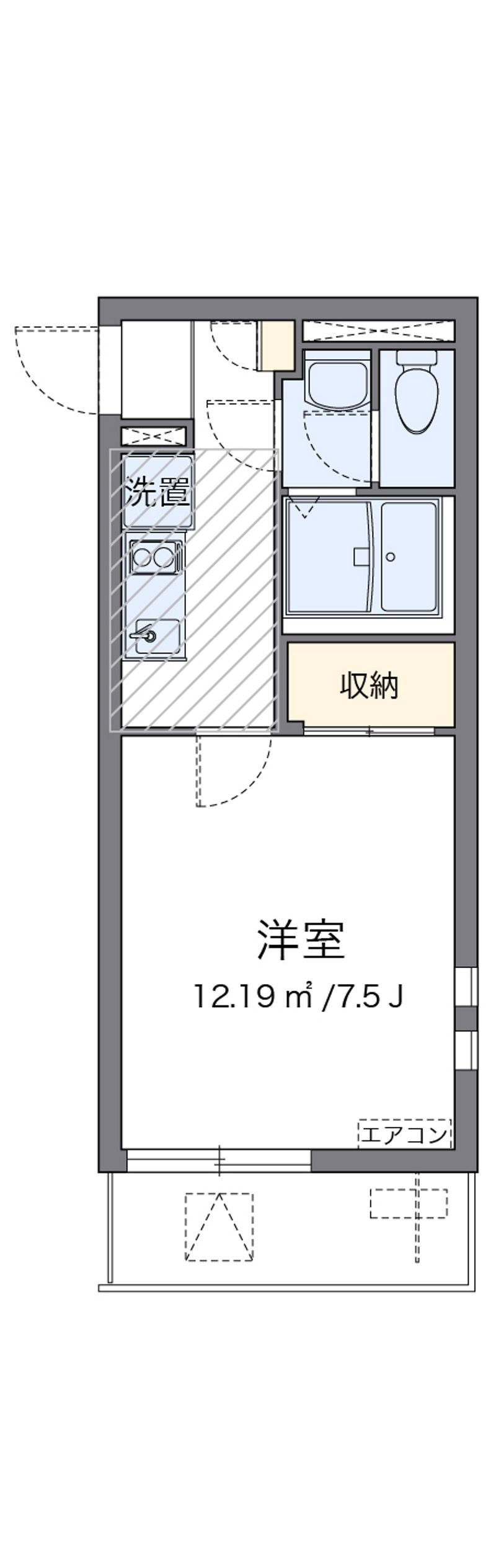 クレイノヴィクトワール 間取図