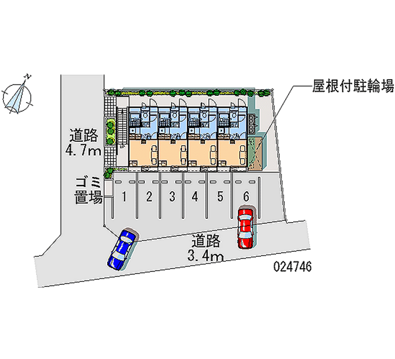 レオパレスワールド 月極駐車場