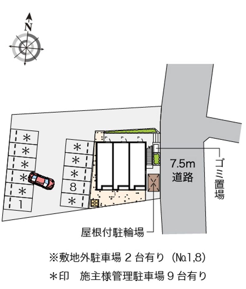 レオネクストコーラルリーフ 配置図