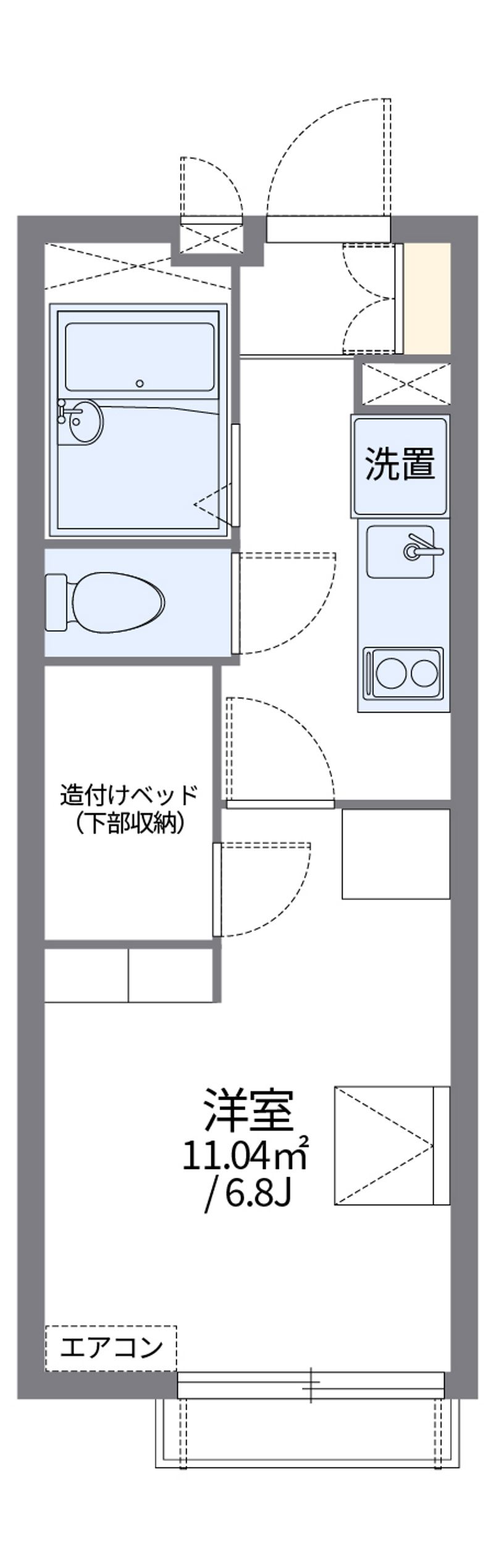 レオパレスアンリミテッド 間取図