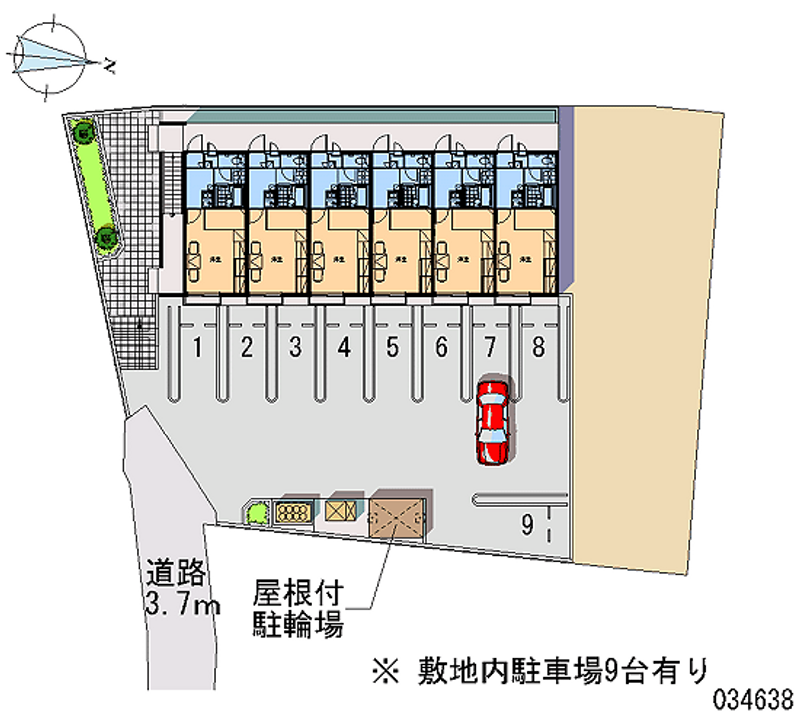 34638 Monthly parking lot