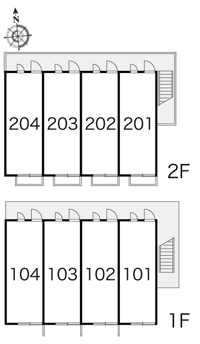 レオパレス野村 間取配置図