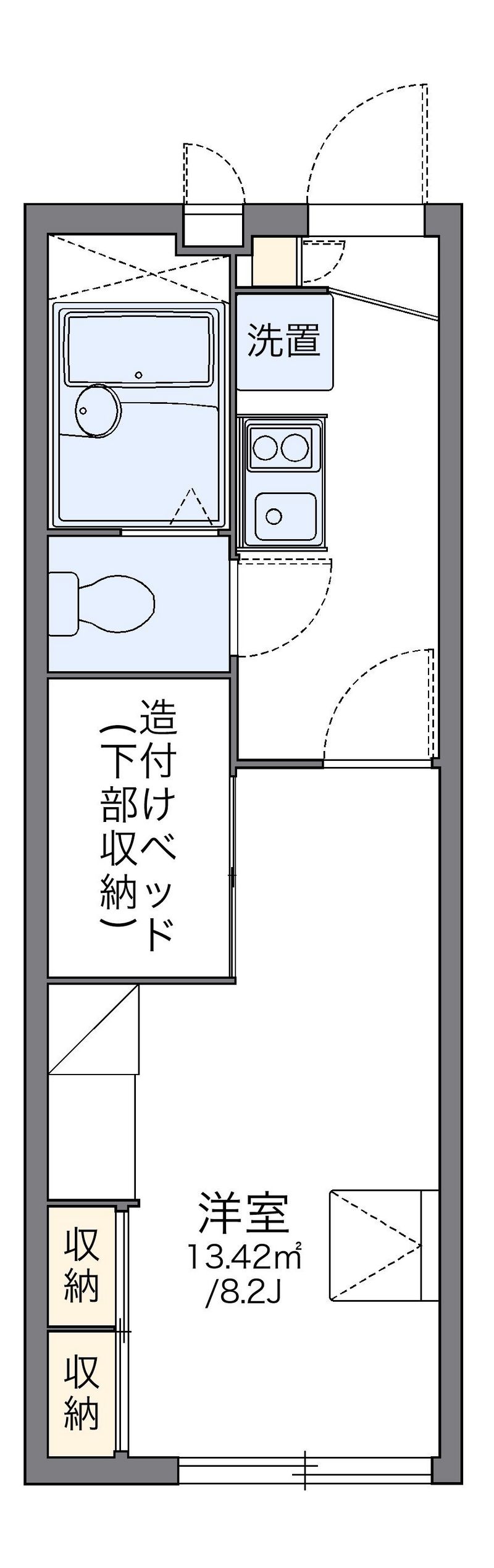 レオパレスＡｎｄｒｏｍｅｄａ 間取図