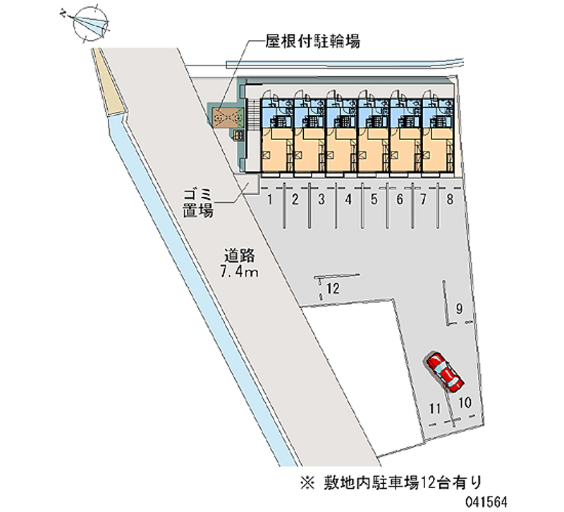 41564 Monthly parking lot