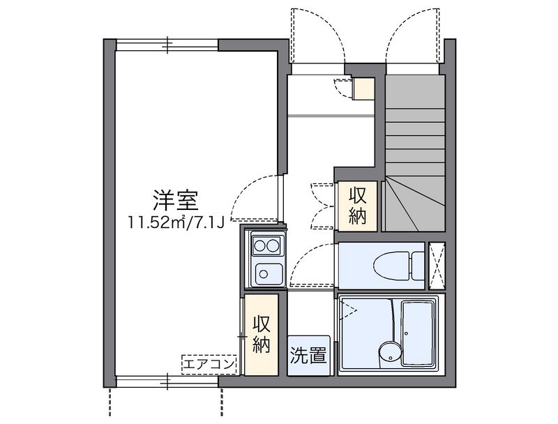 レオネクストハッピネスⅢ 間取図