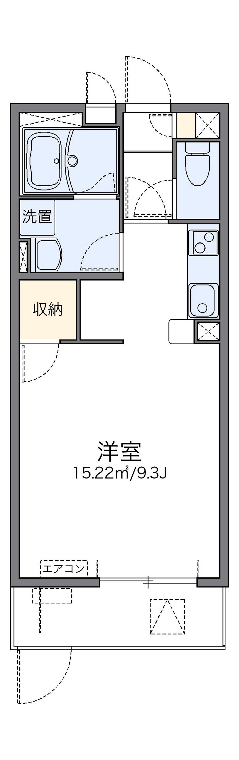 レオネクストコンフォート永楽 間取図